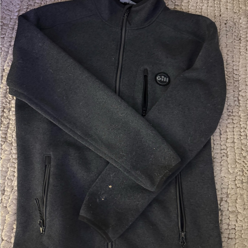 Gilli Men's Charcoal Zip-Up Sweater